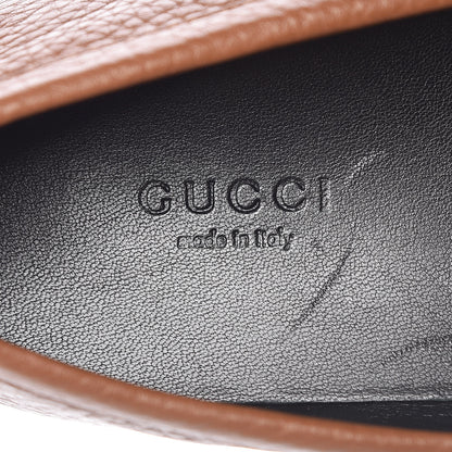 Gucci Cellarius Soft Interlocking G Driver Loafers 38 Brown 6 of 10
