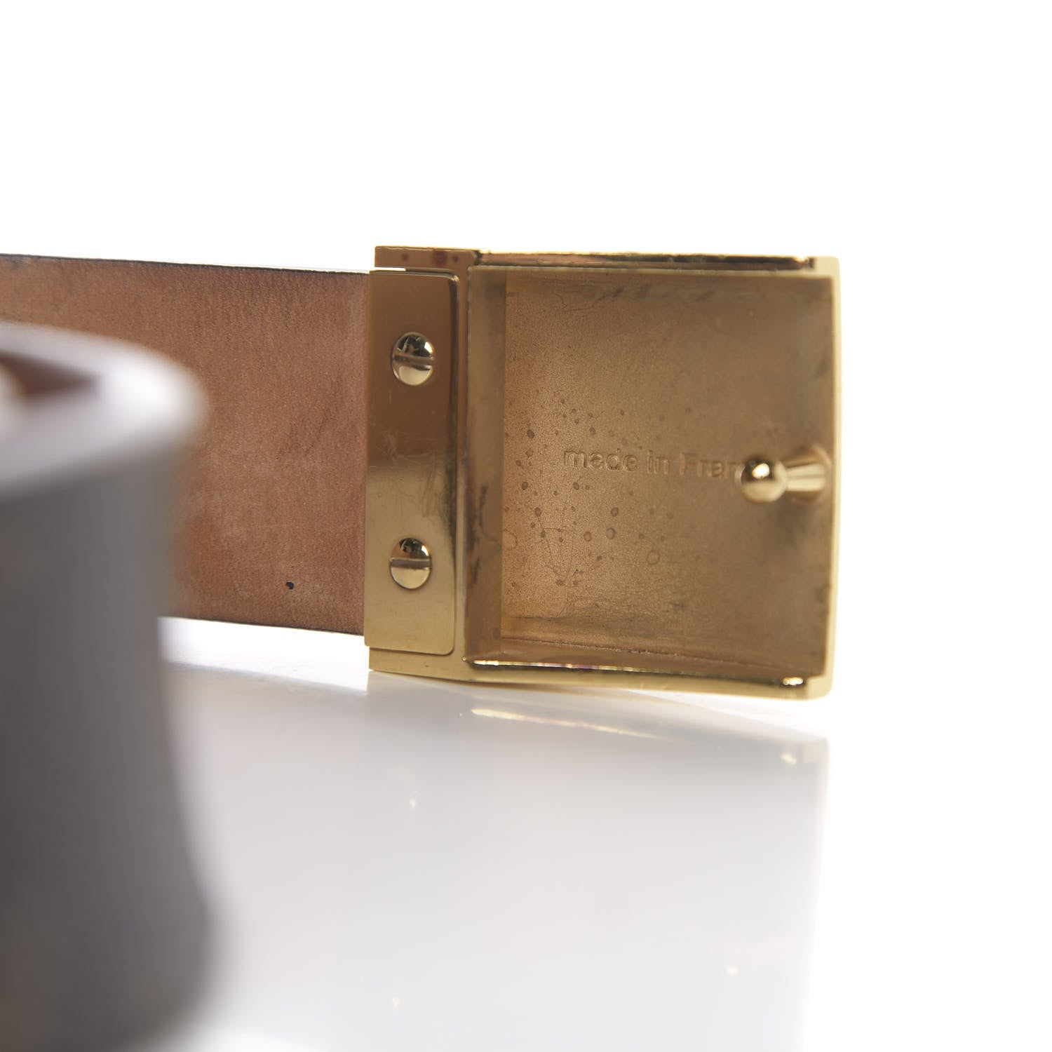 Louis Vuitton Monogram Ceinture Belt Gold Buckle 70 28 11 of 11
