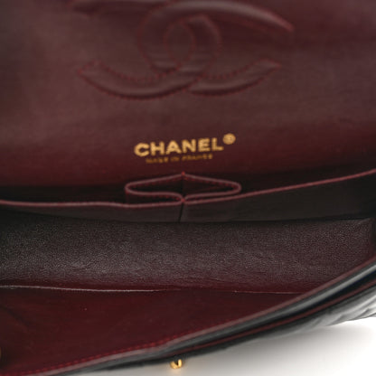 Chanel Lambskin Quilted Medium Double Flap Black 6 of 13