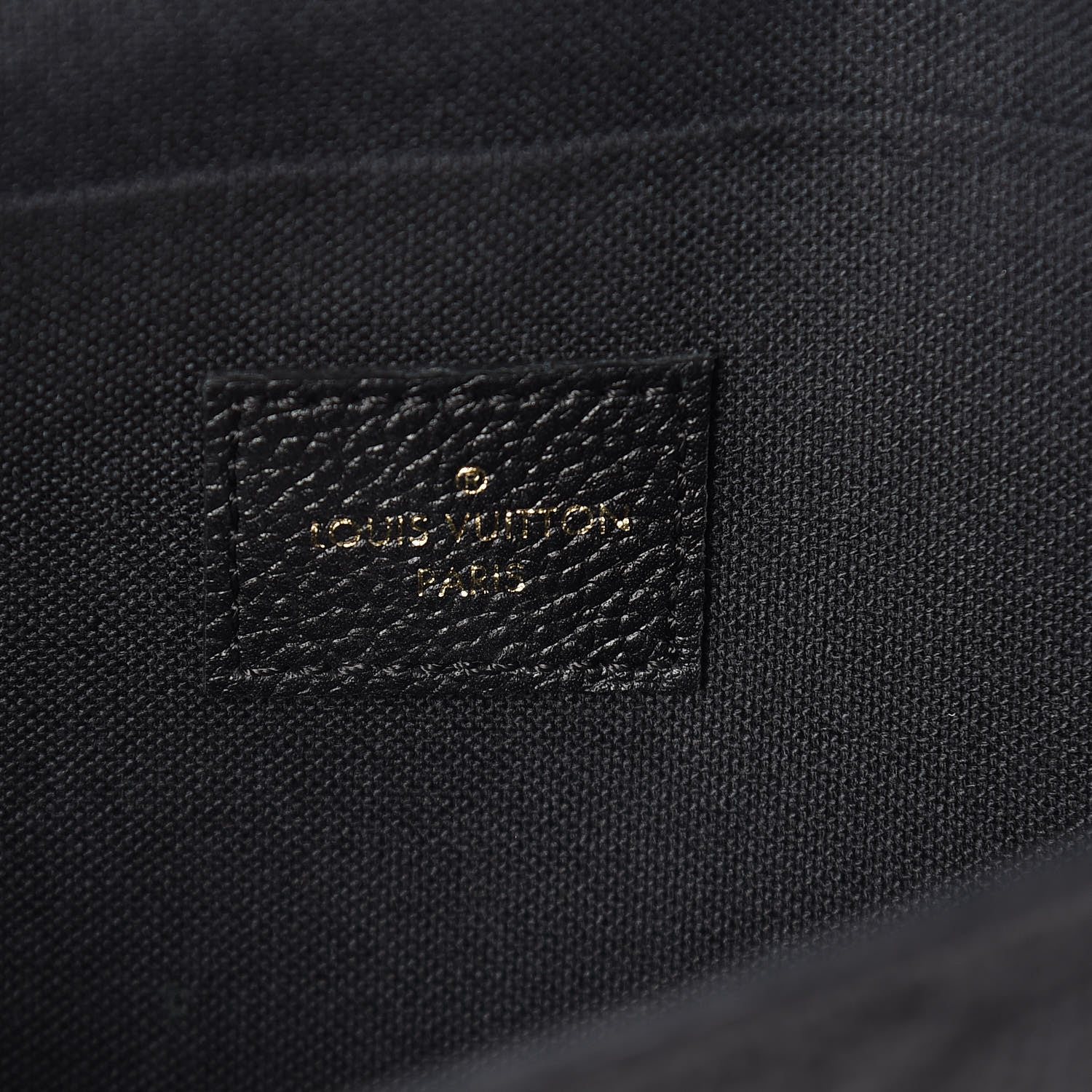 Louis Vuitton Empreinte Pochette Felicie Chain Wallet Black 6 of 13