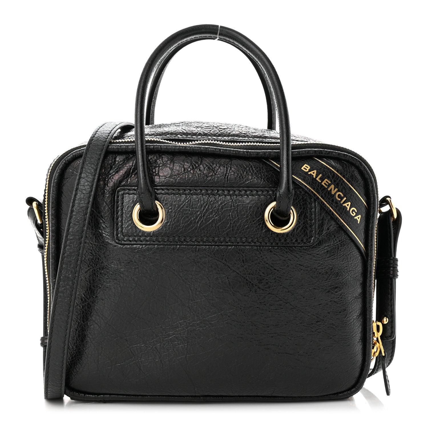 Balenciaga Agneau S Blanket Square Tote Black 1 of 10