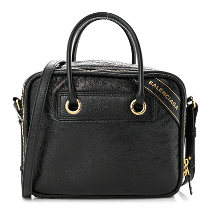 Balenciaga Agneau S Blanket Square Tote Black 1 of 10