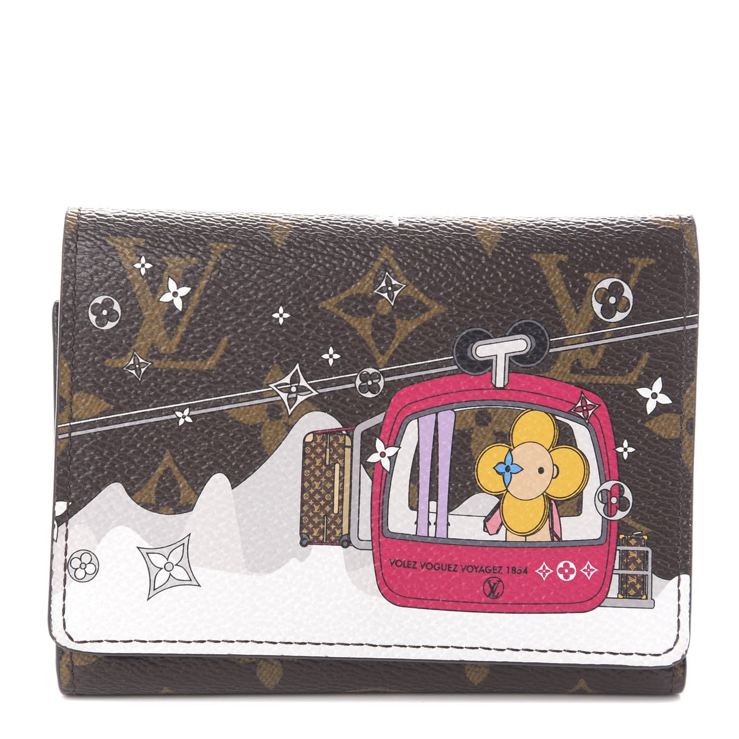 Louis Vuitton Monogram 2019 Christmas Animation Victorine Wallet Fuchsia 1 of 6