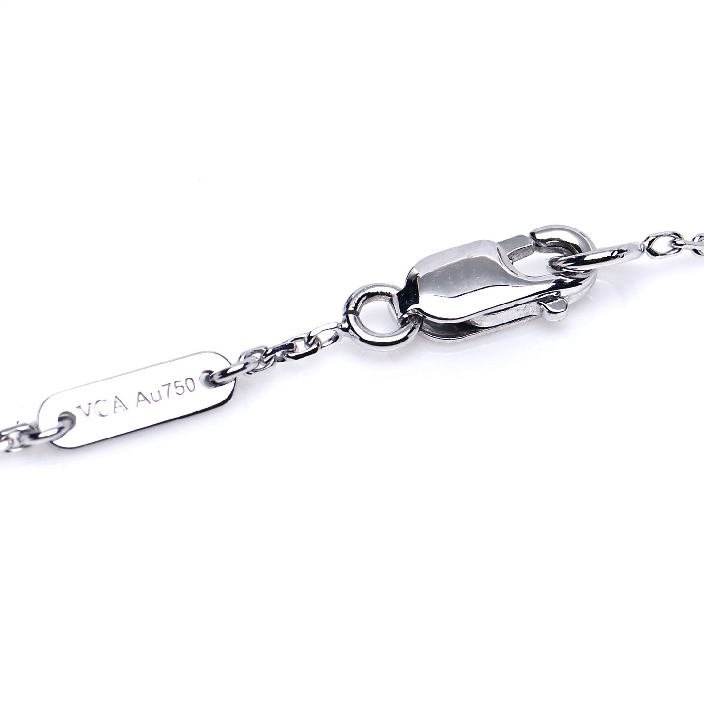 18K White Gold Turquoise Sweet Alhambra Butterfly Bracelet
