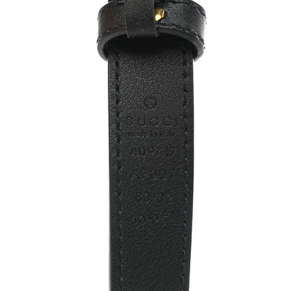 Gucci Calfskin Double G 20mm Belt 80 32 Black 5 of 5