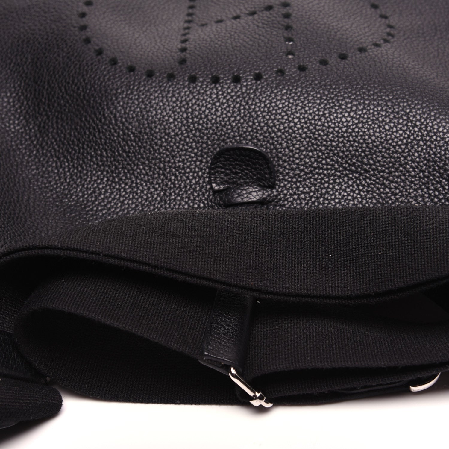 Hermes Taurillon Clemence Evelyne III GM Black 10 of 10