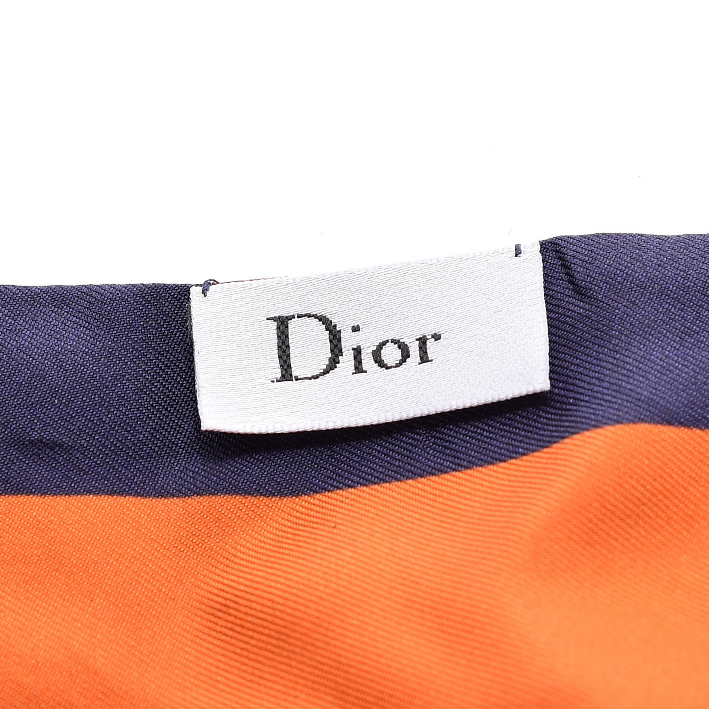 Silk ABCDior A Mitzah Scarf Blue Marine
