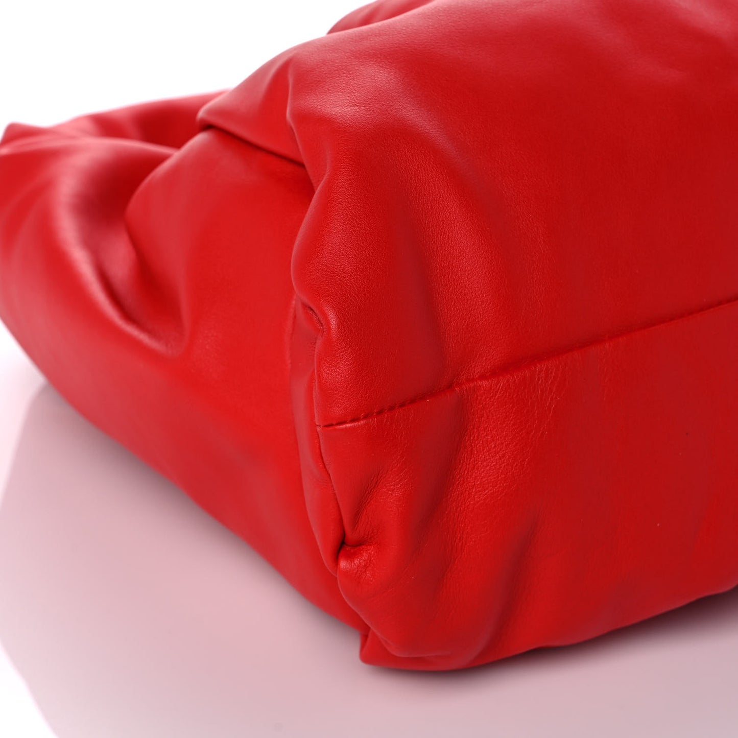 Smooth Butter Calfskin Small The Shoulder Pouch Red