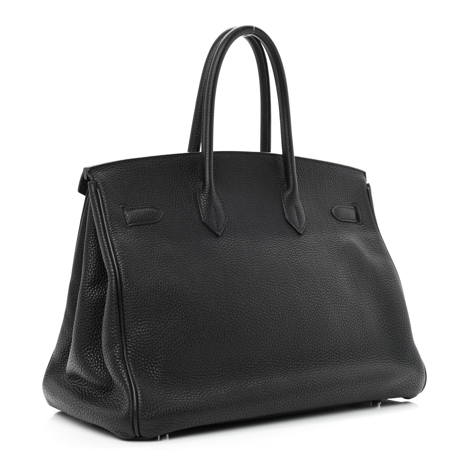 Hermes Taurillon Clemence Birkin 35 Black 3 of 13