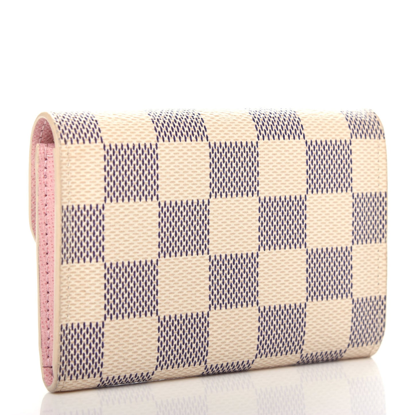 Damier Azur Rosalie Coin Purse Rose Ballerine