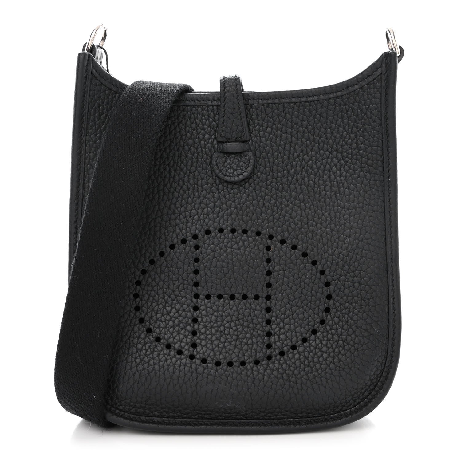 Hermes Taurillon Clemence Evelyne TPM Black 1 of 11