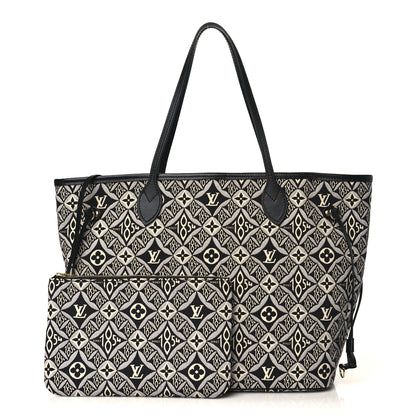 Louis Vuitton Jacquard Since 1854 Neverfull MM Grey 1 of 10