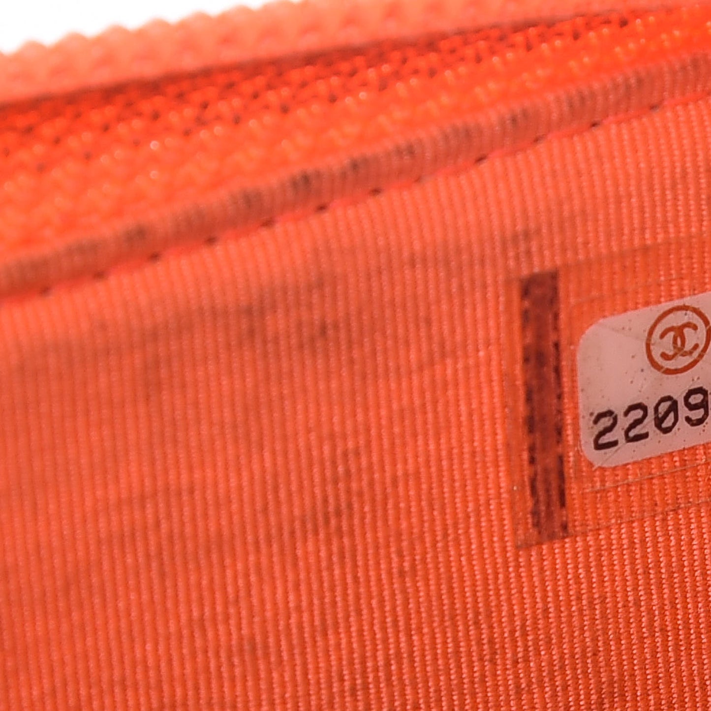 Patent Quilted Boy Zip Around Coin Purse Wallet Orange