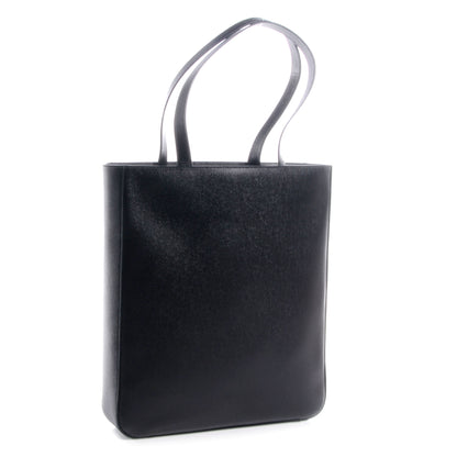 Saint Laurent Grain de Poudre North/South Medium Museum Tote Black 3 of 7