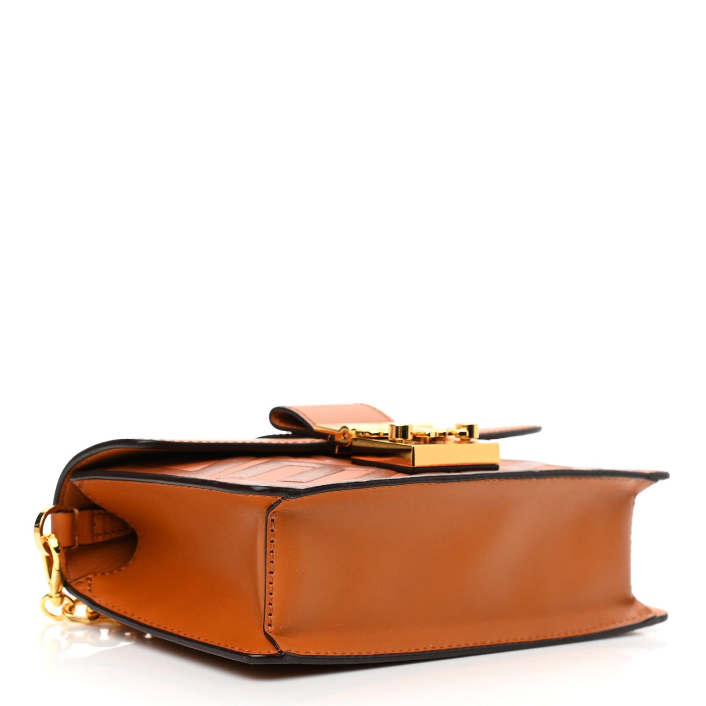 Cubic Monogram Mini Tracy Crossbody Bag Cognac