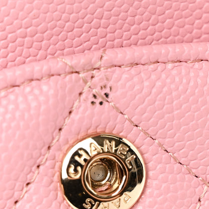 Chanel Caviar Quilted Small Double Flap Pink 8 of 11