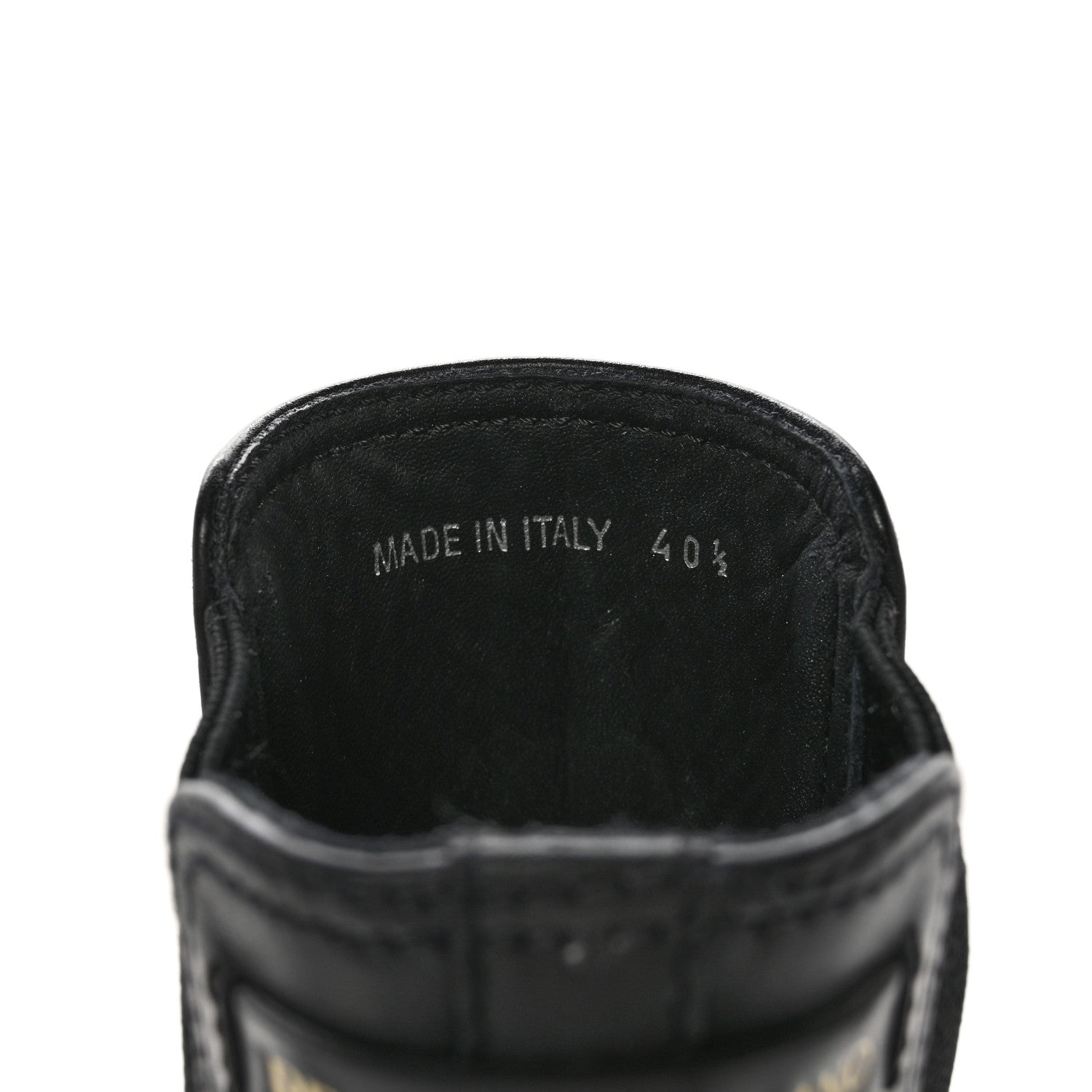 Prada Vitello Montana Lug Sole Chelsea 55mm Boots 40.5 Black 8 of 9