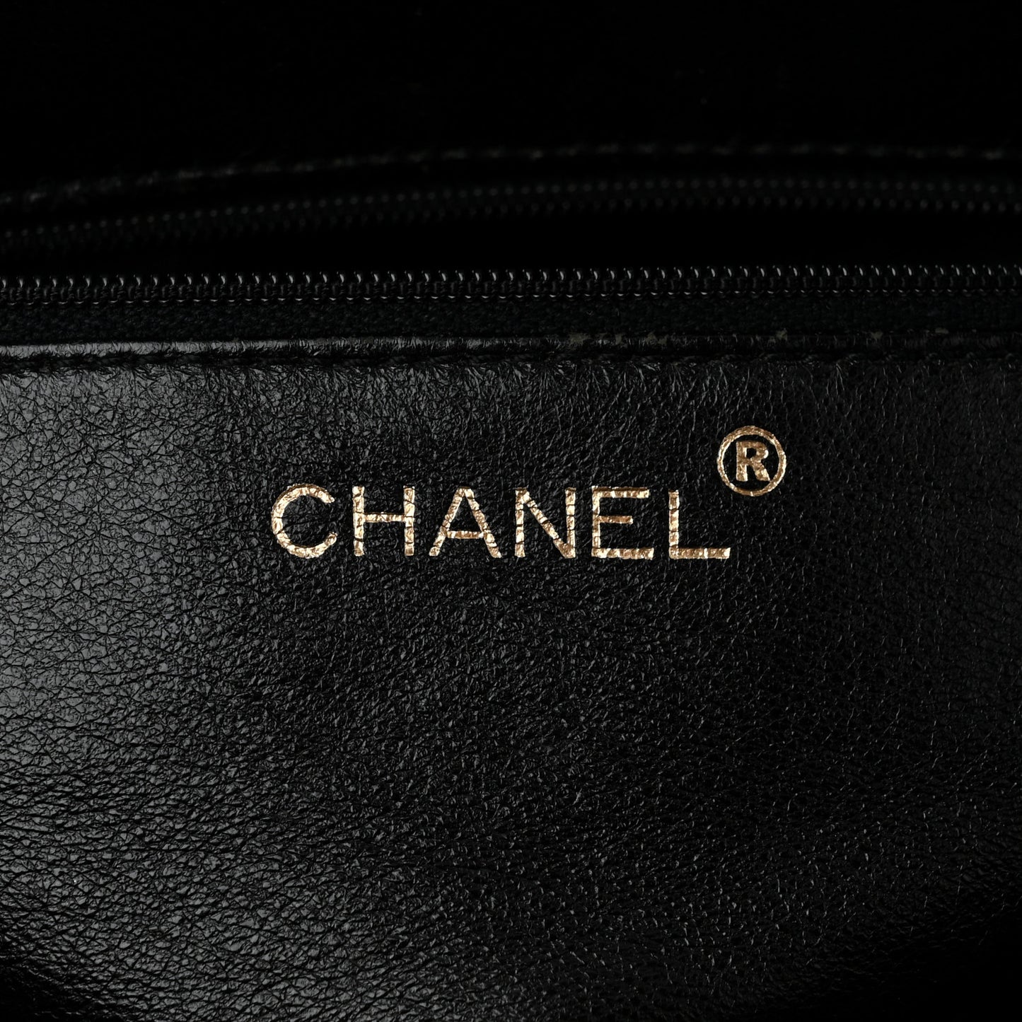 Lambskin Stitched Shoulder Bag Black