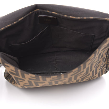 Fendi Zucca Vitello Artic Messenger Bag Tobacco Castagna 5 of 9