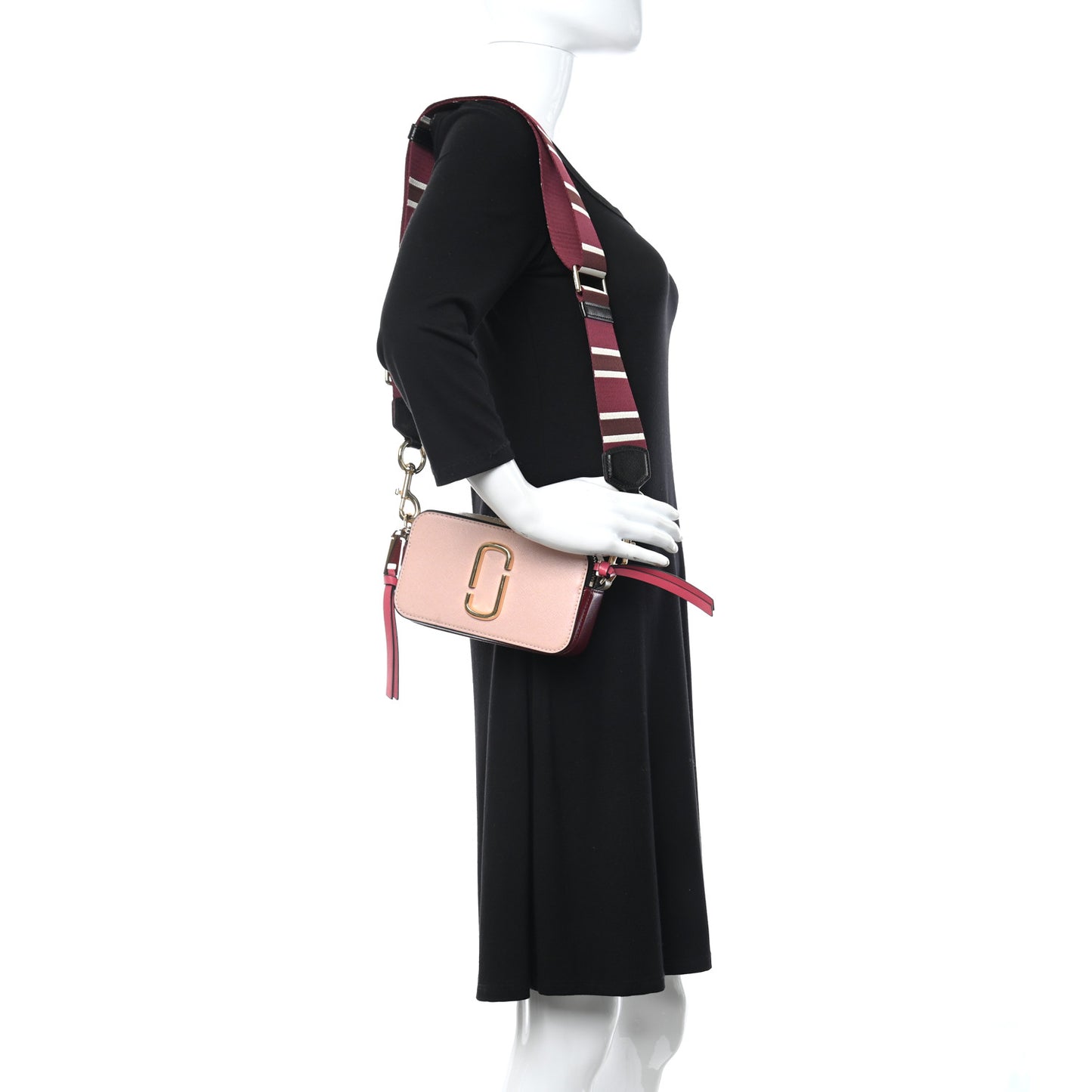 Saffiano Small Snapshot Camera Bag New Rose