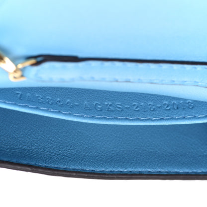 Fendi X SARAH COLEMAN Vitello Liberty Ceylon Micro FF Fish Eye Embossed Nano Baguette Charm Multicolor Cyber Blue 7 of 7
