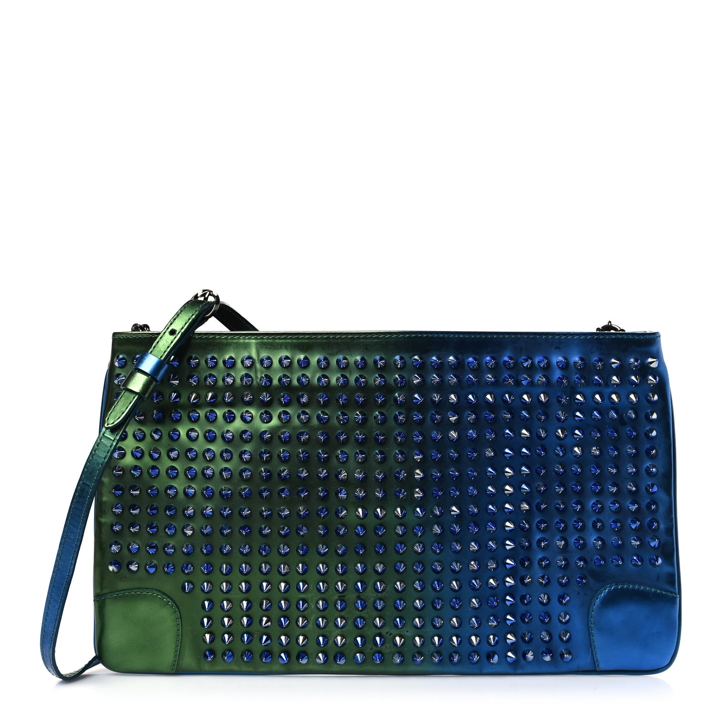 Patent Scarabe Loubiposh Spikes Chain Clutch Ocean Amazon