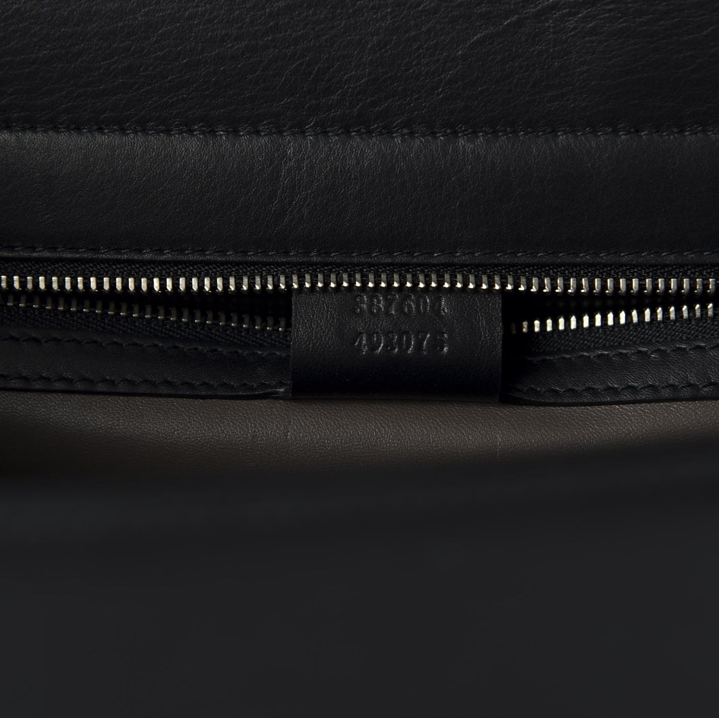 Moon Calfskin Medium Interlocking G Shoulder Bag Black