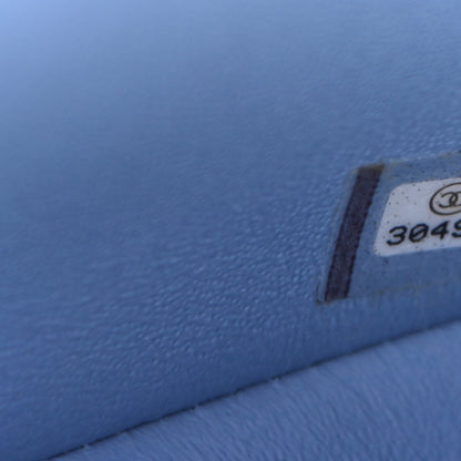 Chanel Lambskin Quilted Mini Rectangular Flap Light Blue 6 of 10