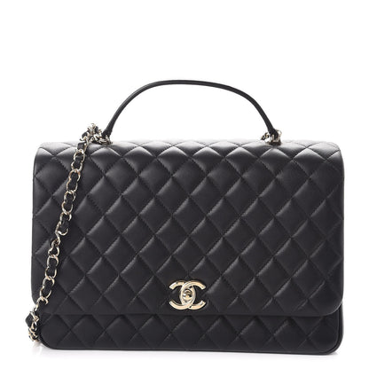 Chanel Lambskin Quilted Medium Citizen Chic Flap Black 1 of 10