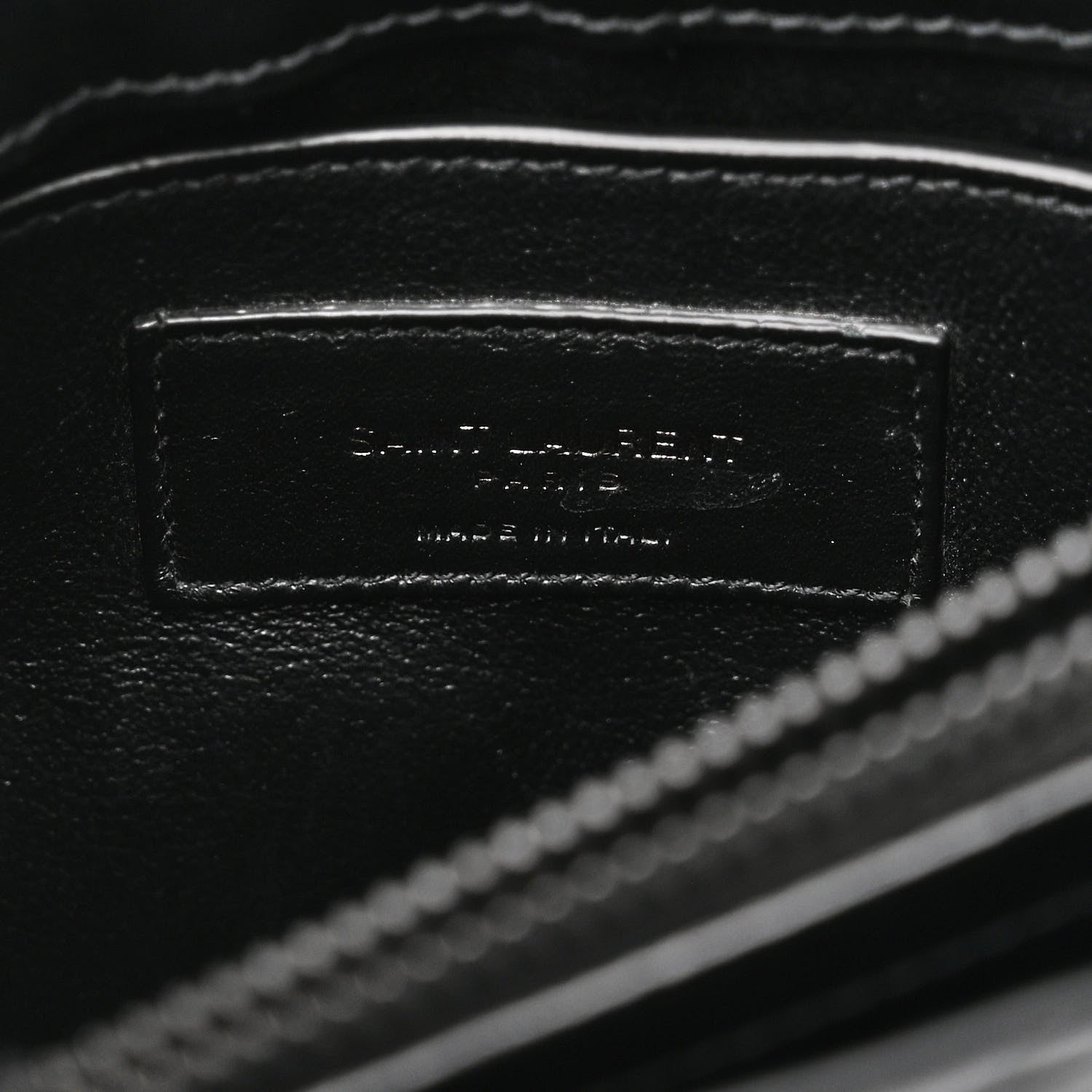 Saint Laurent SAINT LAURENT Calfskin Y Quilted Monogram Monochrome Small Loulou Chain Satchel Black 6 of 10