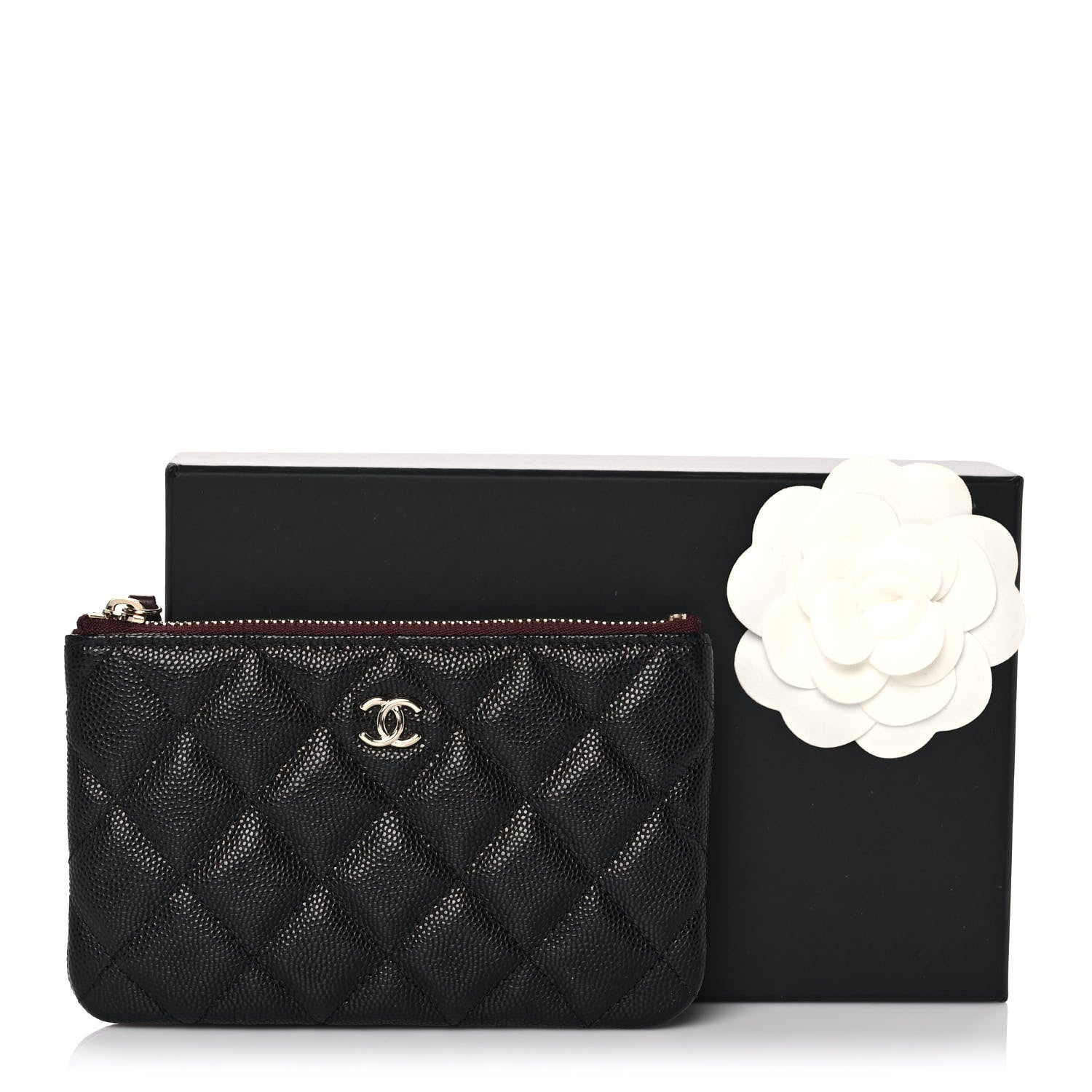 Chanel Caviar Quilted Small Pouch Black 11 of 11