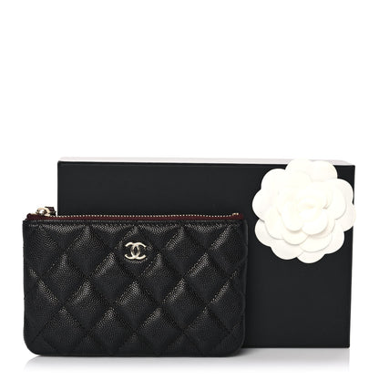 Chanel Caviar Quilted Small Pouch Black 11 of 11