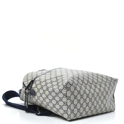 Gucci GG Supreme Monogram Medium Classic Backpack Navy 3 of 9