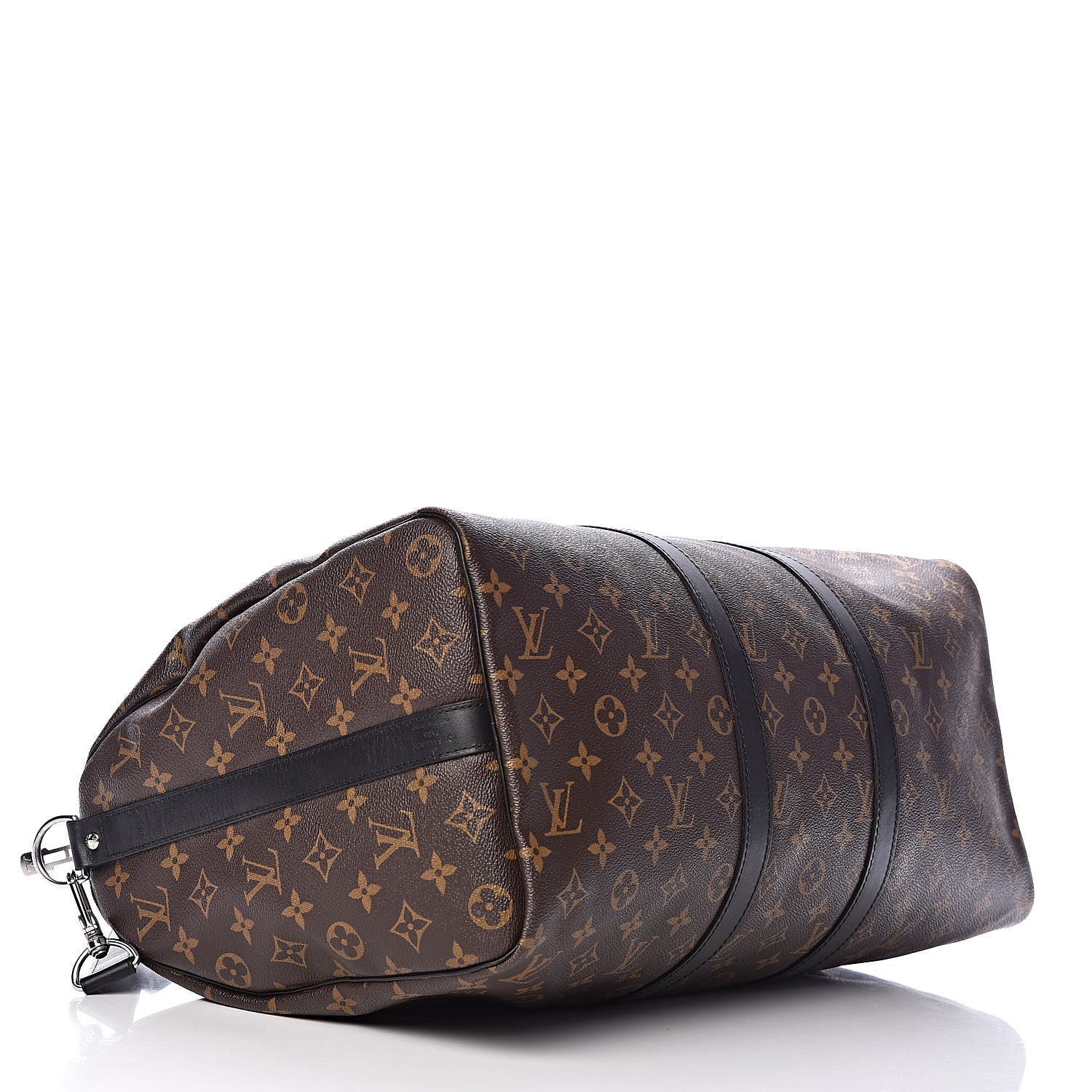 Louis Vuitton Monogram Macassar Keepall Bandouliere 45 4 of 11