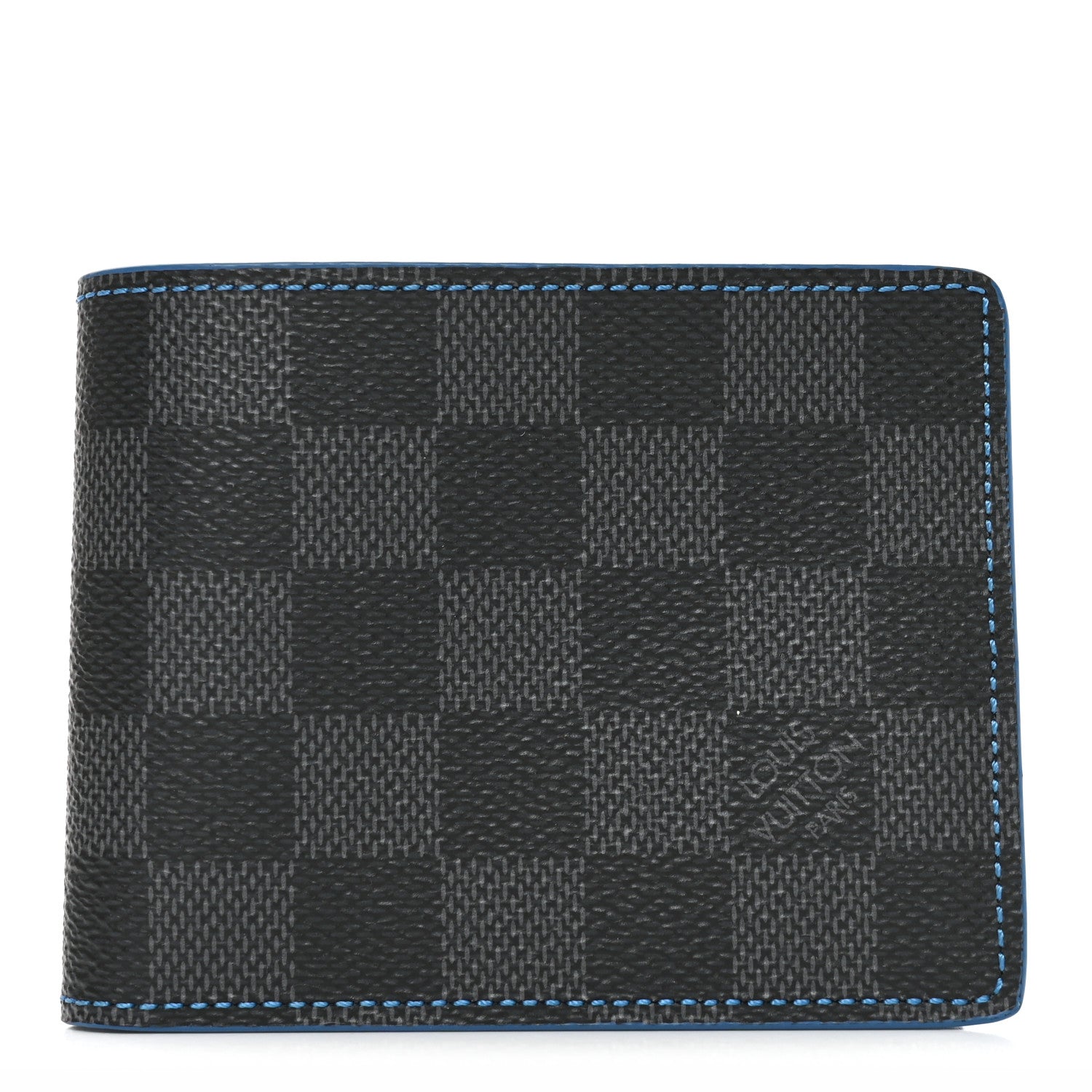 Louis Vuitton Damier Graphite Slender Wallet Blue 1 of 6