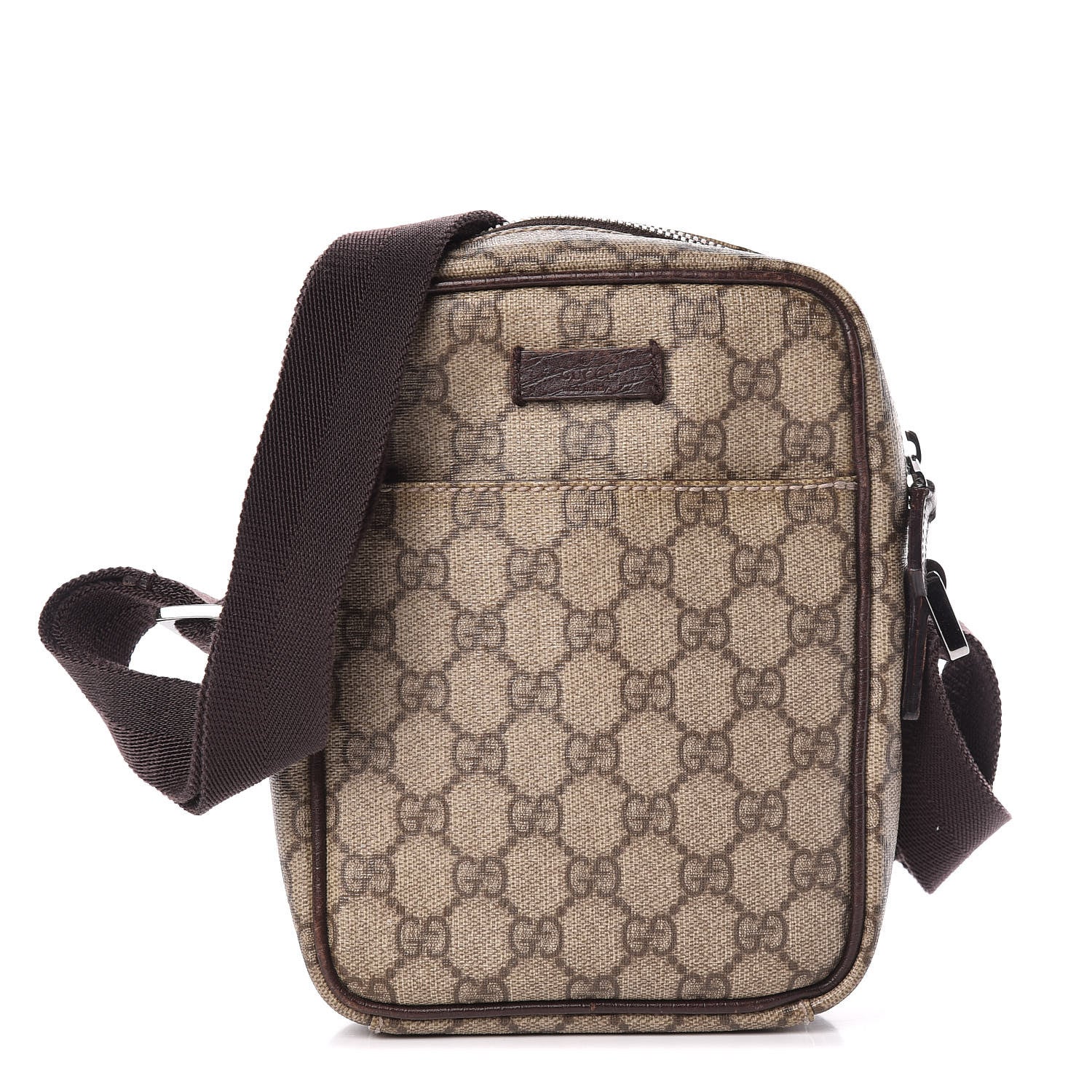 Gucci GG Plus Monogram Messenger Bag Ebony 1 of 12
