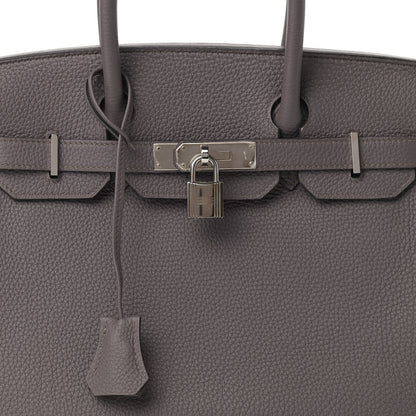 Hermes Togo Birkin 30 Etain 8 of 14