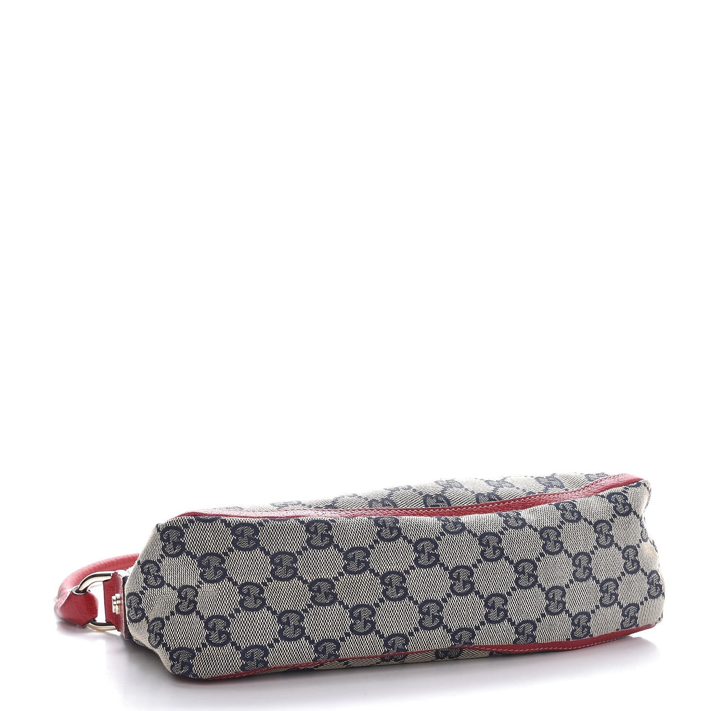 Monogram D Ring Abbey Pochette Navy Red