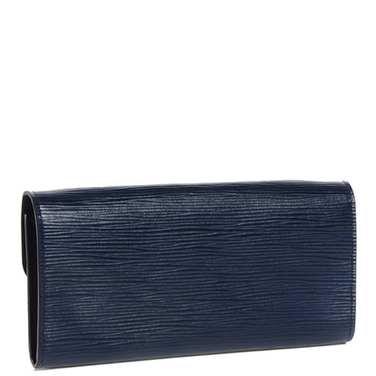 Louis Vuitton Epi Emilie Wallet Indigo 3 of 8