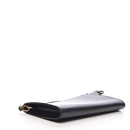 Louis Vuitton Epi Pochette Accessories 24 Black 4 of 11