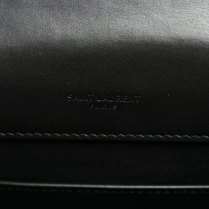 Saint Laurent Smooth Calfskin North South Kaia Satchel Black 6 of 10