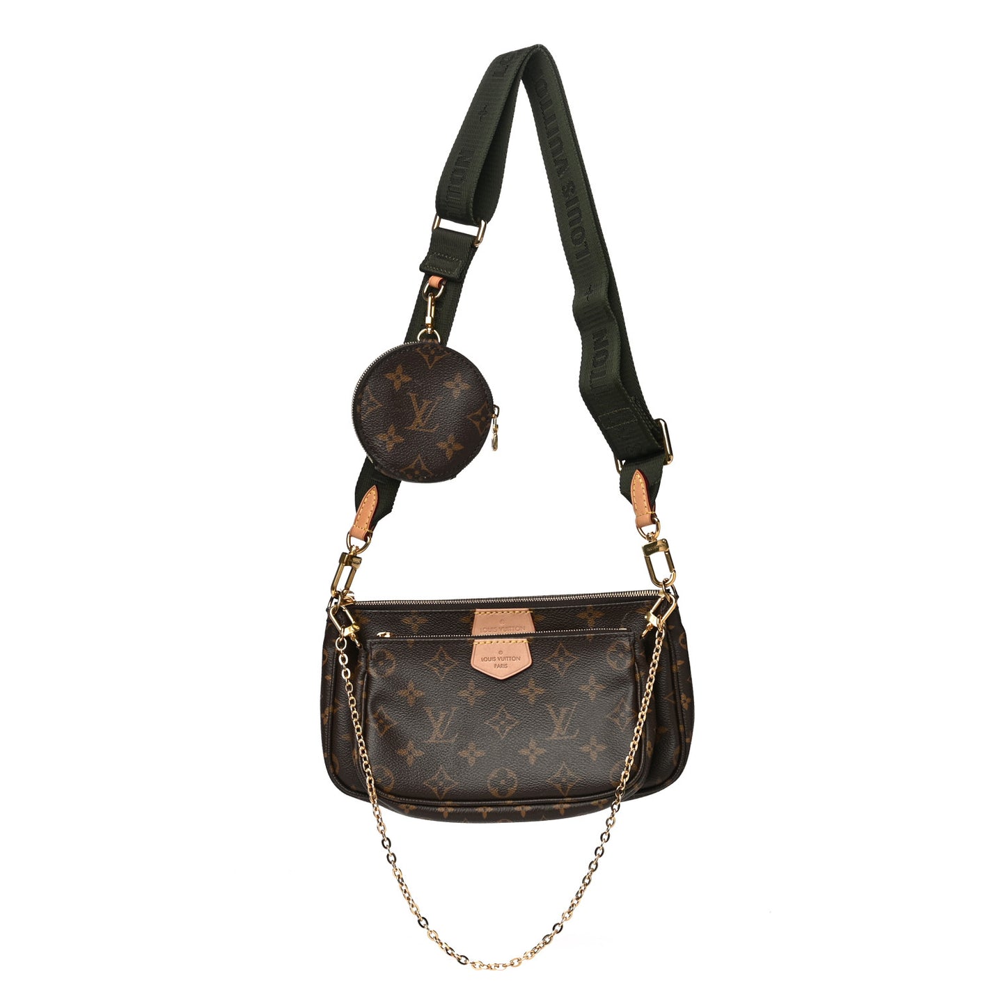 Monogram Multi Pochette Accessories Kaki