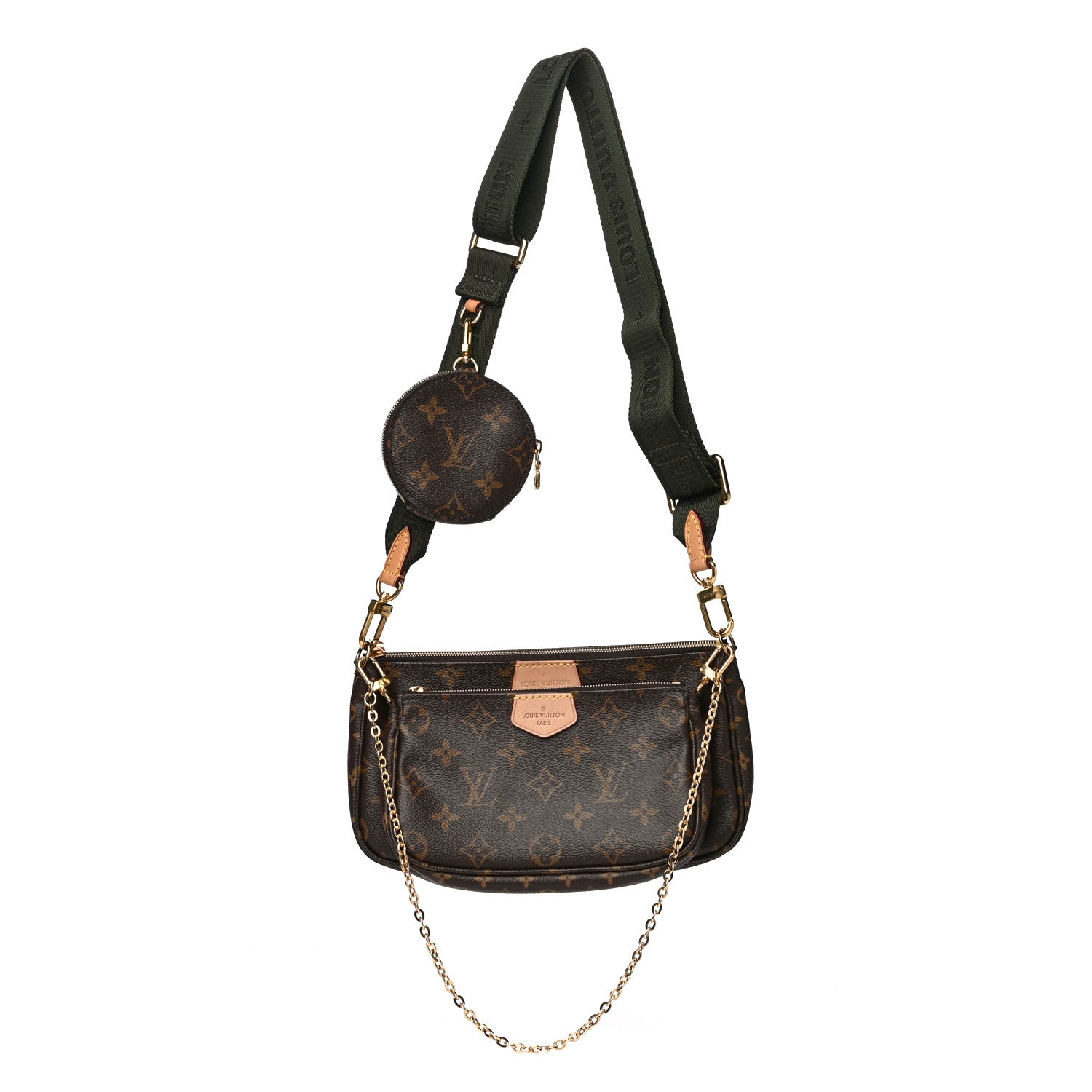 Louis Vuitton Monogram Multi Pochette Accessories Kaki 1 of 16
