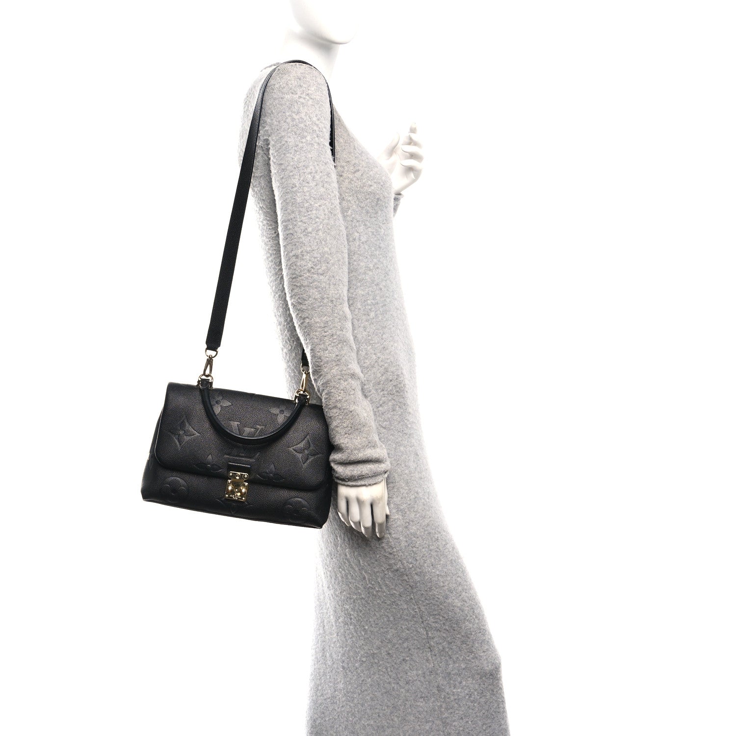 Louis Vuitton Empreinte Monogram Giant Madeleine MM Black 2 of 9