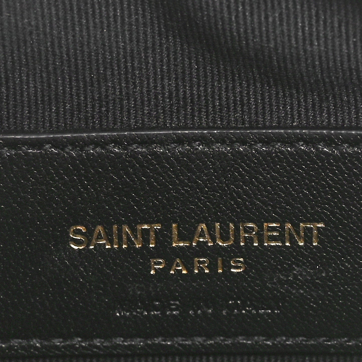 Calfskin Matelasse Monogram Key Pouch Black
