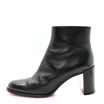 Christian Louboutin Calfskin Adoxa 70 Ankle Boots 37.5 Black 1 of 9