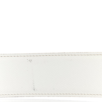 Hermes Chamonix Epsom 38mm Constance H Belt 100 Black White 7 of 8