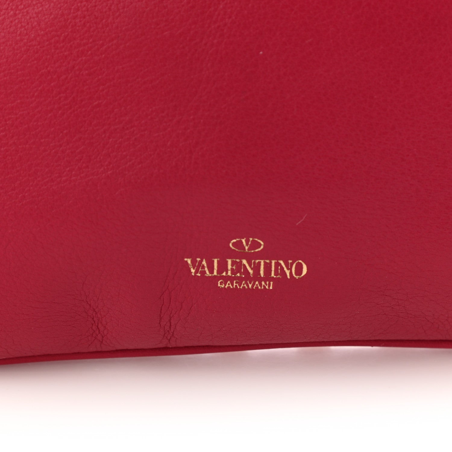 Valentino Garavani Vitello Rockstud Zip Wristlet Pouch Cyclamin 8 of 15