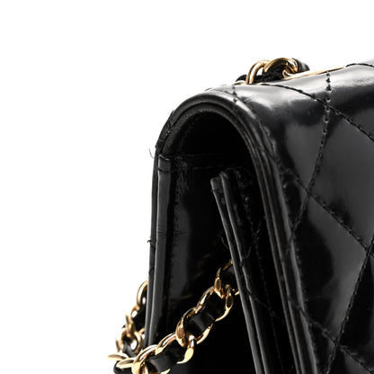 Chanel Patent Quilted Medium Single Flap Black 11 of 11