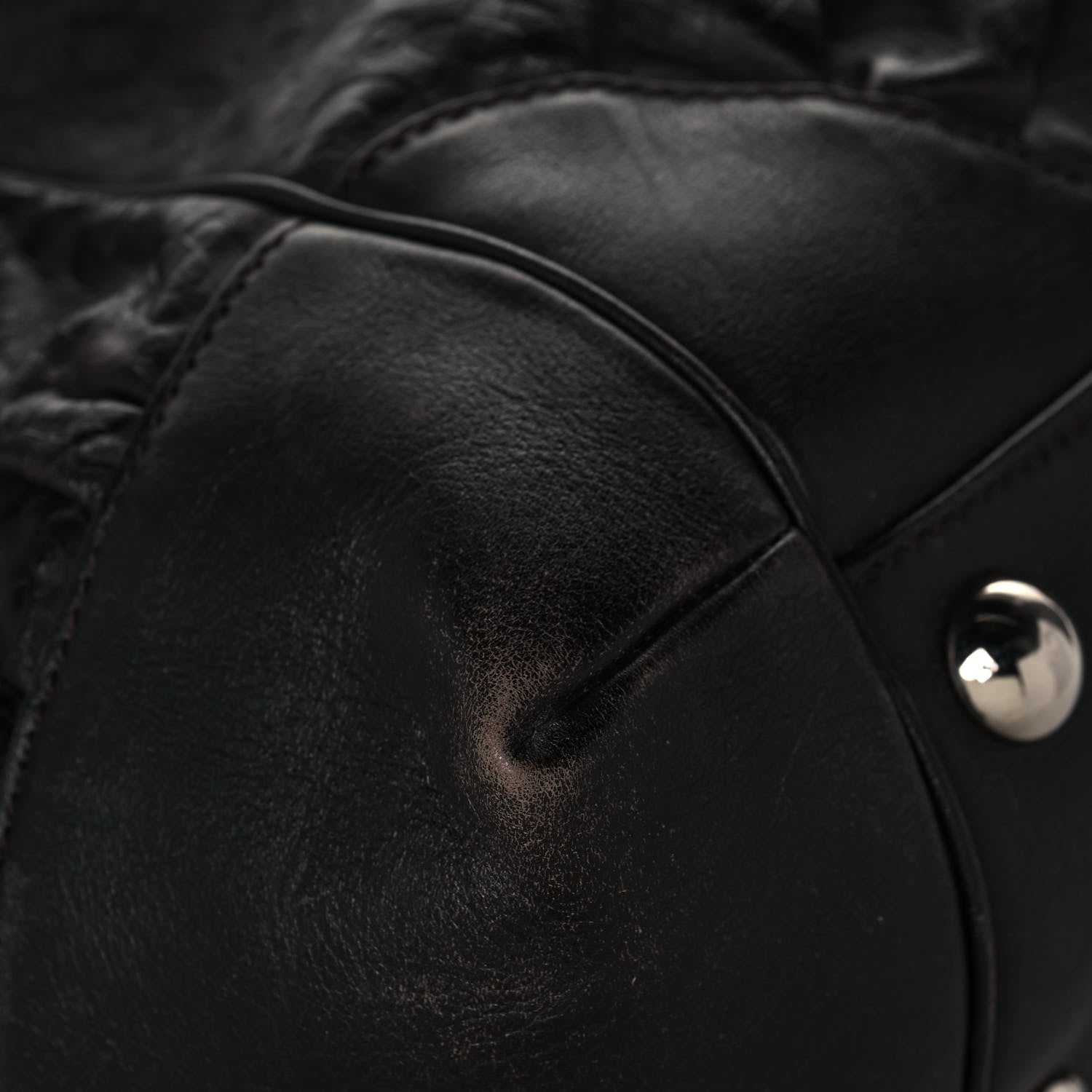 Gucci Horsebit Embossed Full Moon Tote Black 8 of 18